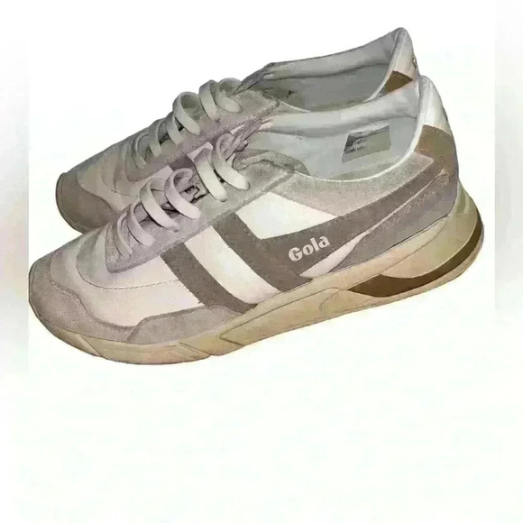 Gola Eclipse Pure Sneakers CLB400 Size 8 - Picture 2 of 5